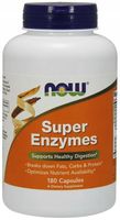 NOW FOODS SUPER ENZYMES 180KAPS ENZYMY TRAWIENNE