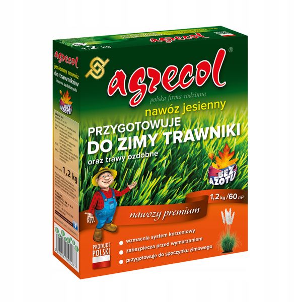 Jesienny nawóz do trawników 1,2kg zdjęcie 1
