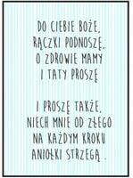 PLAKAT plakaty dla dzieci modlitwa Aniele Boży HIT