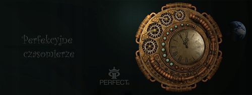 Zegarek męski klasyczny kwarcowy elegancki pasek skórzany analog Perfect na Arena.pl