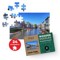 FOTO PUZZLE DREWNIANE z TWOJEGO ZDJĘCIA NA PREZENT 24 ele 60x40cm