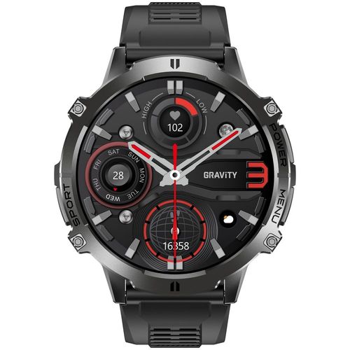 smartwatch gravity czarny pasek + bransoleta gt42-1 na Arena.pl