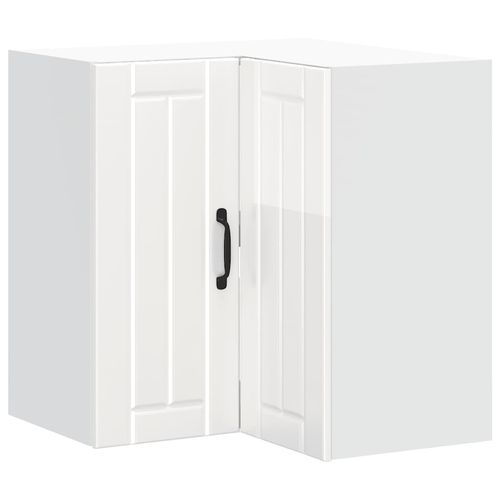 Szafka ścienna narożna kuchenna, Lucca, biała na Arena.pl