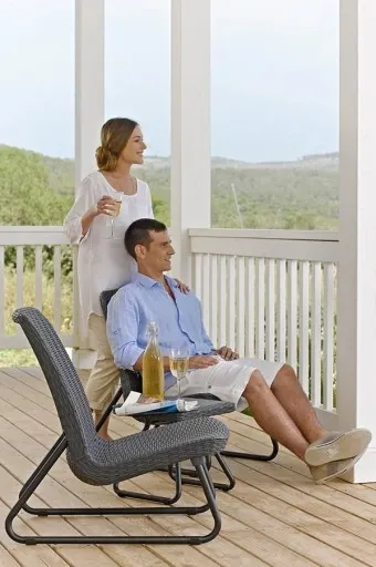 Komplet ogrodowy RIO PATIO Graphite zdjęcie 16