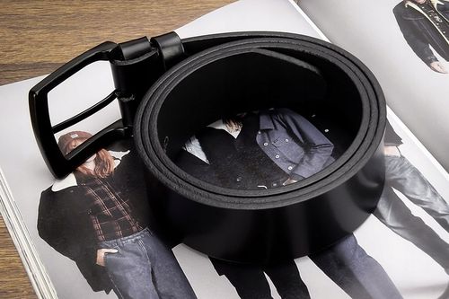 Męski Pas SKÓRZANY do Spodni JEANS szeroki 120cm na Arena.pl