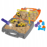 NEO TOOLS PLAC BUDOWY Z PIASKIEM KINETYCZNYM ZABAWKA W WALIZCE DLA DZIECI
