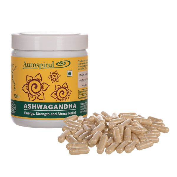 AUROSPIRUL Ashwagandha (500 kaps.) zdjęcie 1