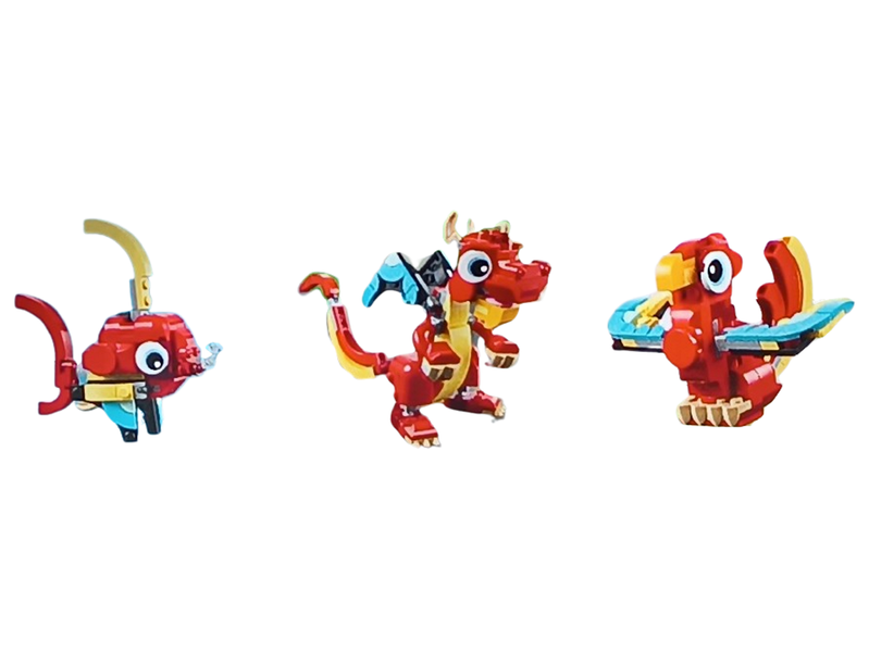 Klocki Lego Creator 3w1 - Czerwony smok 31145 zdjęcie 7