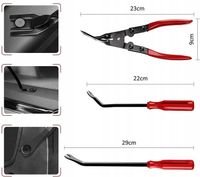 Ściągacze zestaw ściągaczy klucze narzędzi do demontażu tapicerki radia 39