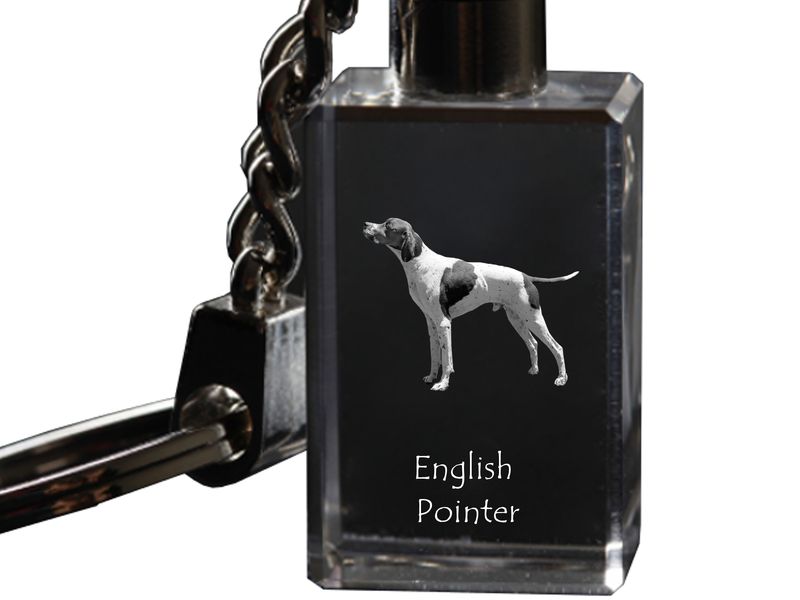 Pointer brelok kryształowy z psem Art-Dog zdjęcie 4