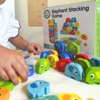 DLA DZIECI  GRA ZRĘCZNOŚCIOWA SŁONIK NA SŁONIKU