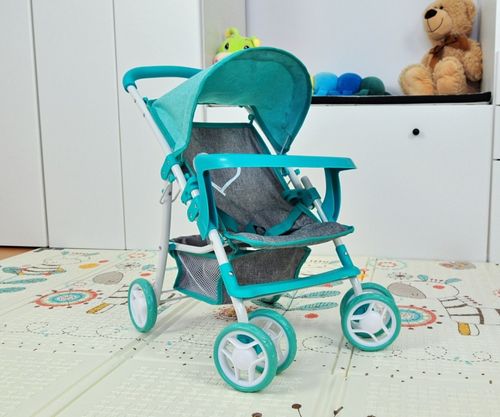 MILLY MALLY 3104 Wózek dla lalek Kate Prestige Mint na Arena.pl