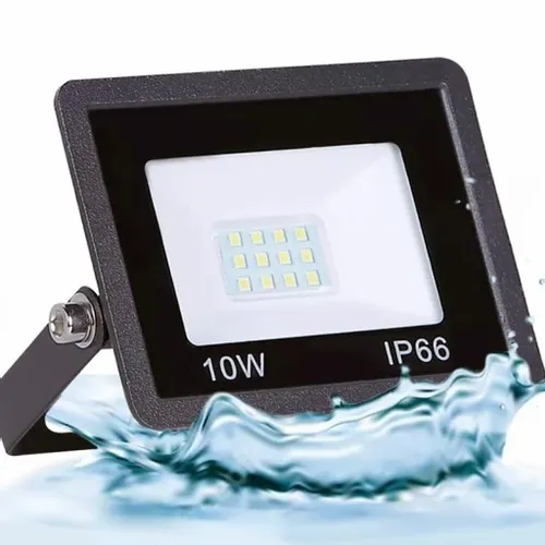 HALOGEN LED Z UCHWYTEM LAMPA NAŚWIETLACZ REFLEKTOR BUDOWLANY 10W IP66 SLIM na Arena.pl