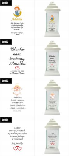 Znicz ze zdjęciem Twój tekst dedykacja grawer UV na Arena.pl