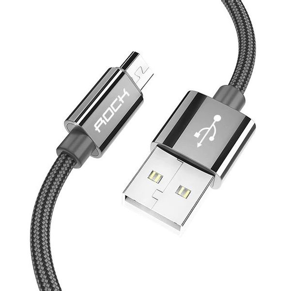 ORYGINALNY Kabel ROCK Micro USB 100cm zdjęcie 1