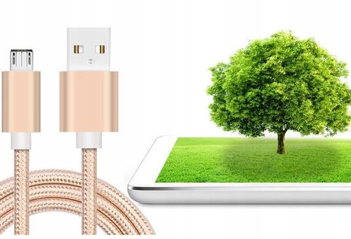 Kabel Micro USB 3m Samsung Ładowarka Nylon na Arena.pl
