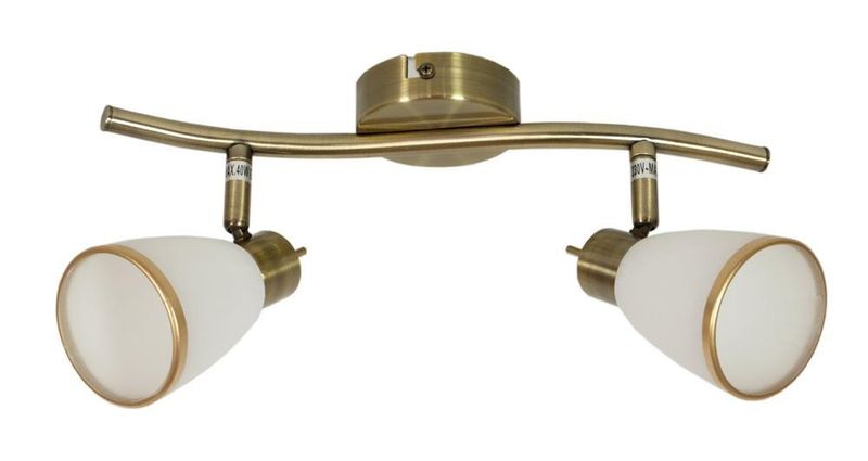 Regent listwa 2x40W G9 patyna (bż) zdjęcie 1