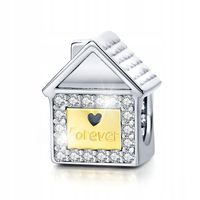 Charms Zawieszka Charms Srebro 925 Charms Dom