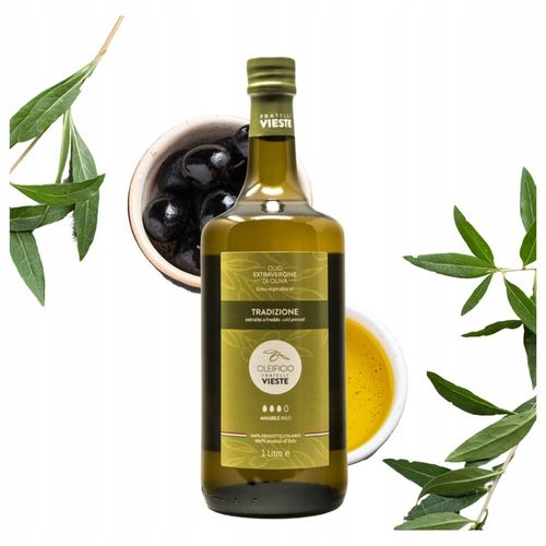 Oliwa z oliwek extra virgin Fratelli Vieste Tradicione 1l Włoska ŁAGODNA na Arena.pl