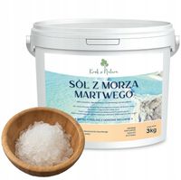 SÓL Z MORZA MARTWEGO naturalna NIEOCZYSZCZONA kąpiele Wellness SPA 3kg