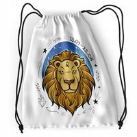 Plecak Lew Znaki Zodiaku Sportowy Szkolny Worek Z Nadrukiem Ze Zdjęciem
