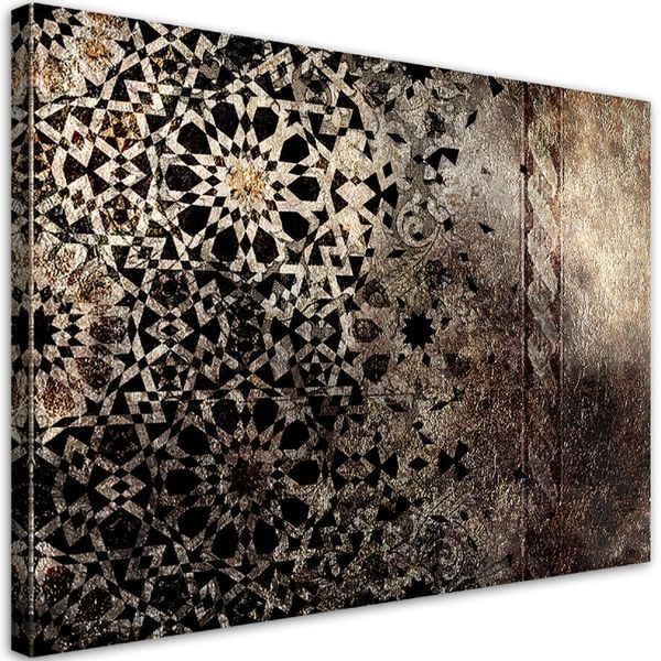Emaga Obraz na płótnie, Ornament Mandala - 100x70 zdjęcie 1
