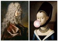 Zestaw dwóch plakatów obrazy portrety 70x100 cm