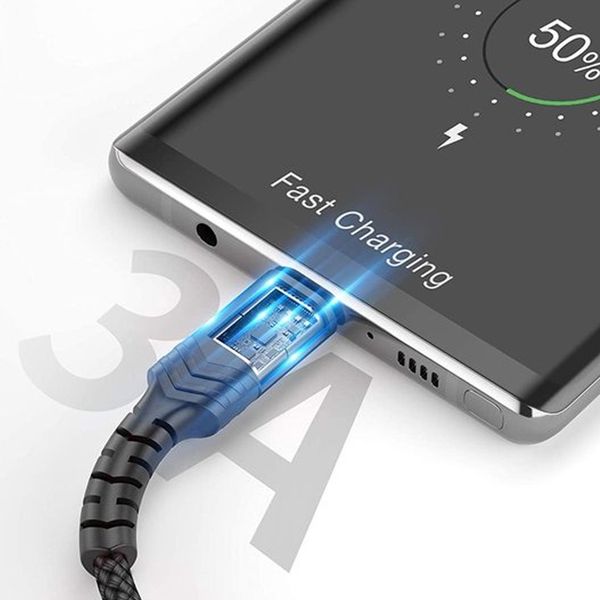 KABEL USB TYP C DO ŁADOWARKI DO ŁADOWANIA 2M 60W 3A SOUNIX zdjęcie 3