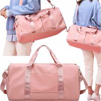 TORBA PODRÓŻNA SPORTOWA NA RAMIĘ DAMSKA NA SIŁOWNIE TRENINGOWA MATERIAŁOWA