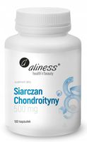 Aliness Siarczan Chondroityny 500mg 100 kapsułek Elastyczność chrząstki