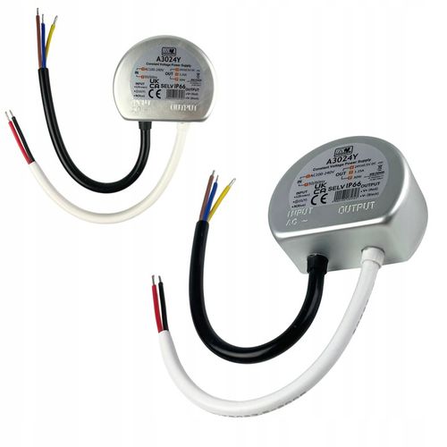 Zasilacz Do Taśmy LED 24V 30W 1A Stałonapięciowy Transformator DC IP66 na Arena.pl