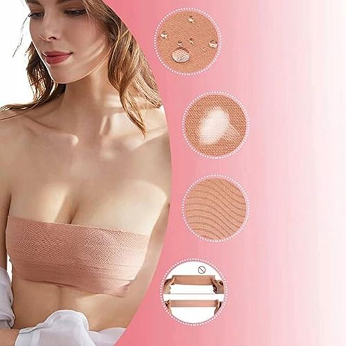 TAŚMA UNOSZĄCA BIUST MODELUJĄCA DEKOLT ZESTAW NAKLEJKI WIELOKROTNEGO UŻYTKU na Arena.pl