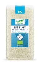 Bio Planet Ryż Biały Długoziarnisty Bezglutenowy BIO 500 g