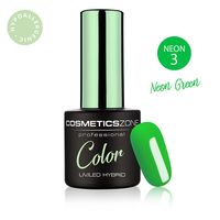 Cosmetics Zone Lakier hybrydowy neonowy zielony 7ml – Neon Green N3
