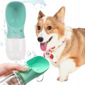 BUTELKA TURYSTYCZNA DLA PSA PRZENOŚNA MISKA BIDON NA WODĘ POIDŁO 350ML