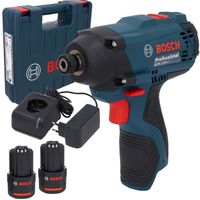 Zakrętarka udarowa 12V 2x2,0Ah 100Nm 1/4" + walizka Bosch GDR 120-Li
