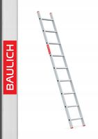 Drabina aluminiowa przystawna 1x9 mocna BAULICH produkt POLSKI hak