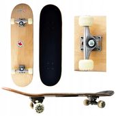 DESKOROLKA SKATEBOARD KLON MLODZIEZOWA DLA DZIECI KLASYCZNA BRAZOWA
