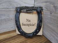 Oryginalny prezent na szczęście podkowa z grawerem oryginalny upominek