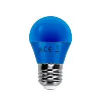 Żarówka LED G45 niebieska E27 4W=30W do dekoracyjnego oświetlenia