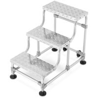 Aluminiowe schody jezdne magazynowe HIGHER 3 stopniowe