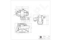 Poduszka silnika VW SCIROCCO III 2013 2014 2015 2016 2017