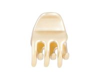 Klamra francuska beżowa brokatowa 2x3 cm