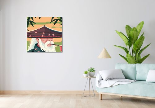 Obraz 70x70cm Starszy Dziadzio na Arena.pl