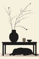 Plakat 53x81cm Wypocznij Psino