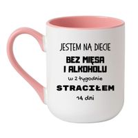 Elegant Biało-Różowy 330 ml