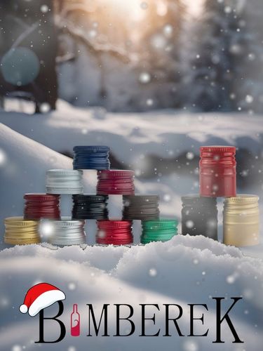 10x Butelki Szklane FALA 500ml z NADRUKIEM ŚWIĄTECZNYM na Prezent Nalewki na Arena.pl