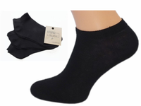 3x Skarpetki stopki niskie skarpety do kostki czarne 35-37