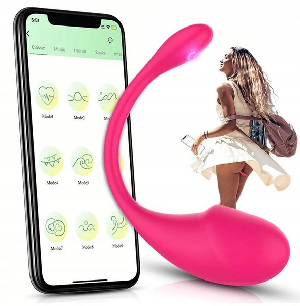 WIBRATOR STEROWANY APLIKACJĄ WIBRUJĄCE JAJKO APP zdjęcie 1