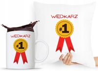 Zestaw Poduszka + Kubek Wędkarza Rybaka Prezent Z Nadrukiem Ze Zdjęciem